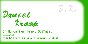 daniel kramp business card